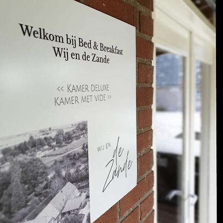 Bed And Breakfast 'Wij En De Zande' - Kamer Met Vide Kamperveen Exterior foto